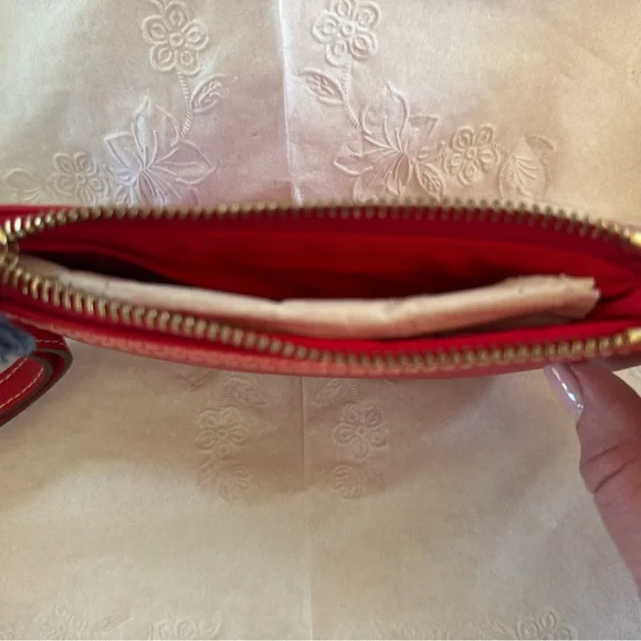 Dooney & Bourke Red Wristlet - Picture 5 of 5